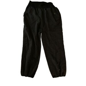 Maeve Anthropologie cargo joggers black women's size small